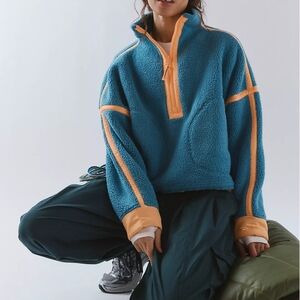 Free People Movement Mountain High Sweatshirt Fleece Pullover size XS